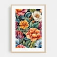 thumbnail image 2 of Vibrant Midnight Garden - Painting Floral Botanical Flowers Pattern Nature Garden Unframed Wall Art Print 8 x 12 inches, 2 of 60