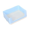 thumbnail image 3 of Caja de arena Strade Fareast Limited bandeja para orinar antisalpicaduras inodoro para mascotas fácil azul, 3 of 8