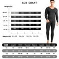 Htwon Mens Thermal Underwear Set Ultra Soft Microfiber Thermal