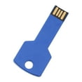 thumbnail image 1 of Memory Blue USB Flash Drive Key Shape USB Memory Disc Plug and Play U Disc for Computer Car Use, 1 of 7