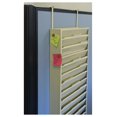 Hanging File Folder Rack with 11 Tiered Pockets Tan Steel Office ...