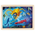thumbnail image 2 of Hape: Ocean Rescue Puzzle - 48pc, Double-Sided Coloring Puzzle, 1 Side Pre-Colored Picture - 1 Side Outline Scenic Image To Color In, Kids Ages 4+, 2 of 7