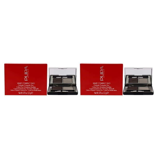 Sombra de ojos Compact Duo Pupa Milano 008 Cream Taupe 0.078 oz Paquete de 2