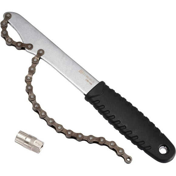 Bicycle Chain Whip, Flywheel Puller Tool Chain Wheel Remover Puller Screw Cage Suitable