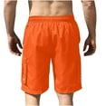thumbnail image 6 of Men's Swimwear Men's Swim Trunks Mens Casual Beach Work Casual Men Short Trouser Shorts Pants Ndbuld Christmas Gift Orange 2XL, 6 of 8