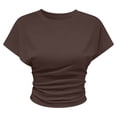 thumbnail image 5 of MAIHAN Womens Short Sleeve T-Shirts Casual Summer Boho Tops Soft Basic Tees Womens Summer Tops Plus Size T Shirts for Women, 5 of 5