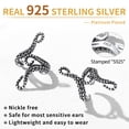 thumbnail image 5 of ChicSilver Sterling Silver Ear Cuff for Women Octopus Tentacle Earrings Non Piercing Earrings Hypoallergenic Gothic Halloween Jewelry, 5 of 6