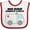 White and Red, variant on Inktastic My Dad Saves Lives Ambulance Boys or Girls Baby Bib