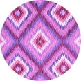 thumbnail image 1 of Ahgly Company Indoor Round Southwestern Purple Country Area Rugs, 6' Round, 1 of 4