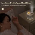 thumbnail image 3 of Yeacher 400mL Double Spray Humidifiers with Warm White Light Cute Animal Shaped Cool Mist Humidifier Portable Low Noise Desk Humidifiers 3 Spray Modes, 3 of 8
