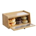 thumbnail image 4 of Wilk Wooden Bread Box for Kitchen Counter-Large Capacity Bread Storage Container Bread Holder, 4 of 7