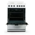 thumbnail image 4 of Premium Levella 24 in. 2.7 cu. ft. Single Oven Electric Range with 4 Burners and Storage Drawer in White, 4 of 7