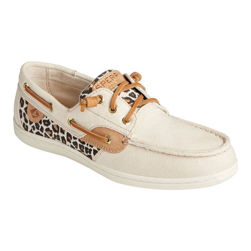 sperry animal print boat shoes