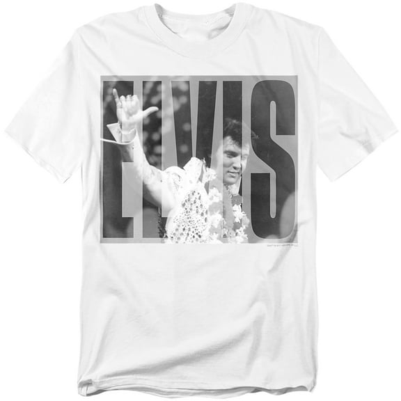 Elvis Presley T-Shirt Aloha Gray Unisex Graphic Tee For Men & Women