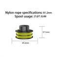 thumbnail image 5 of 10Pcs for Ryobi RLT3025F / RLT3025S / RLT3525S Line Spools Lawn Mower Nylon Rope Spool, RAC119l20241206.33, 5 of 5