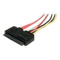 thumbnail image 3 of StarTech.com 12in 22 Pin SATA Power and Data Extension Cable - 1ft SATA data power Extension - 12 inch SATA Extension - SATA extension cable - SATA combo (F) to SATA combo (M) - 1 ft - red, 3 of 3