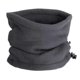 thumbnail image 1 of Calentador de cuello de polar grueso y suave de color sólido para exteriores, unisex, para invierno, gris oscuro, 1 of 5