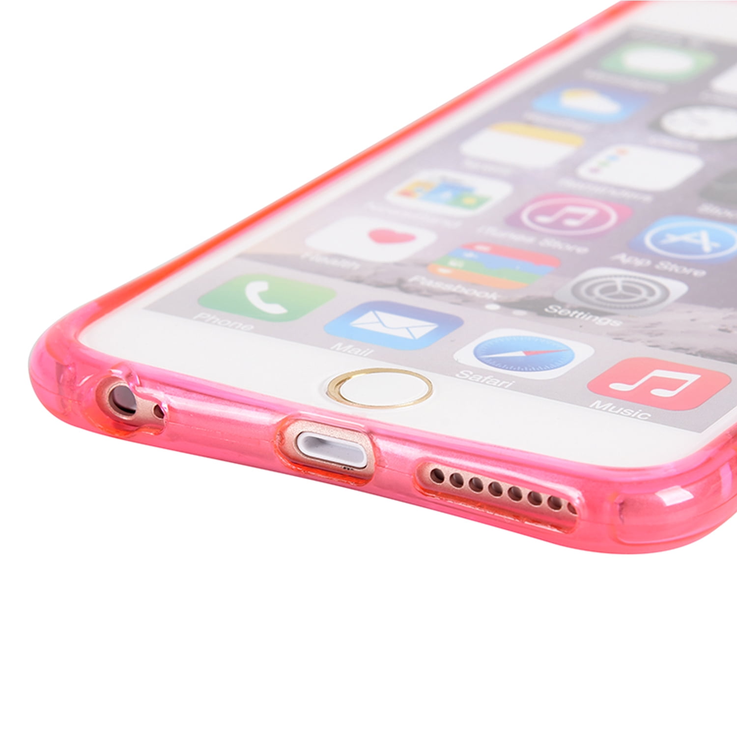 Translucent Crystal Slim Flexible Dotted TPU Skin Case for iPhone 6 iPhone 6s
