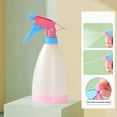 thumbnail image 4 of Luxcidy Empty Spray Bottles, 500 ML Refillable Bottle, Plastic Mist Sprayer, Water Spray Bottle, Watering Can, Adjusted Amount Water, for Hair, Plants, Cooking, BBQ, Cleaning, Gardening (White), 4 of 4