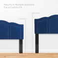 thumbnail image 4 of Headboard, Full Queen Size, Velvet, Blue Navy, Modern Contemporary Urban Design, Bedroom Master Guest Suite, 4 of 10