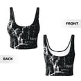 thumbnail image 5 of Picia New York City1 Sports Bra for Women,Padded Strappy Sports Bras Medium Support Yoga Bra with Removable Cups,Running Yoga Bra-Large, 5 of 9