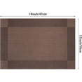 thumbnail image 5 of YumSur Set of 6 Placemats,11.8x17.7in PVC Non-Slip Washable Place Mats, Tear-Resistant Heat-Resistant Placemats, 5 of 5
