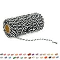 thumbnail image 3 of 2mm 100m DIY Cotton Thread Colorful Cord String Strap braiding thread 2mm decorative Decorative Rope Wire Clothes Making Supplies, 3 of 9