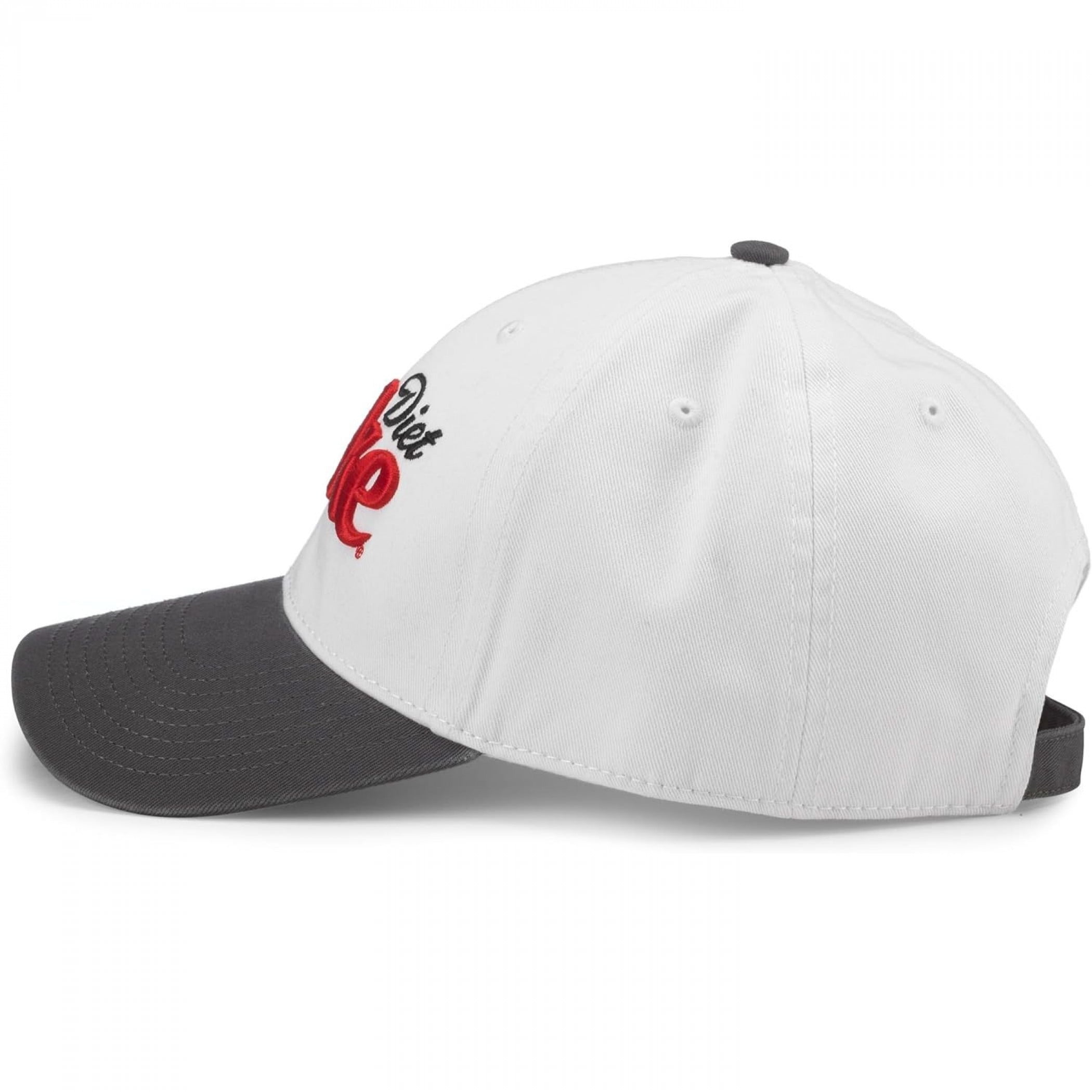Diet Coke Official Logo White Hat OS NWT Diet Coke Hat White Red Adjustable Cap Embroidered Logo Coca  main image 3