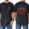 thumbnail image 2 of Daddy Needs A Beer Vintage Mountain Graphic Casual T-Shirt for Men, 2 of 6