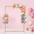 thumbnail image 6 of Minimalist Wedding Backdrop Stand Freestanding 4.92x1.64x6.56 Ft Wedding Backdrop Frame Rack Party Diy Backdrop Stand for Flower & Balloons Decor Simple Assembly (Rectangle), 6 of 22