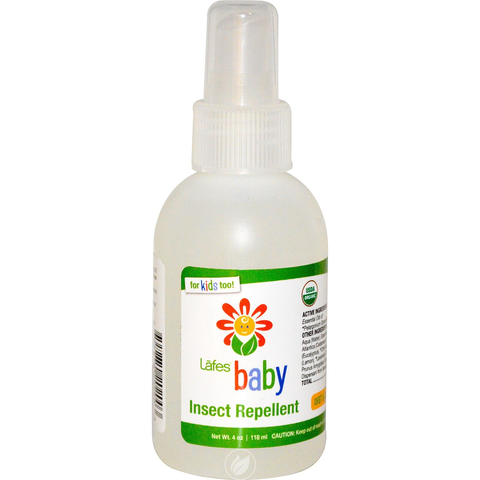Lafe's Natural Bodycare Lafe's Organic Baby Bug Repellent 4 Ounce