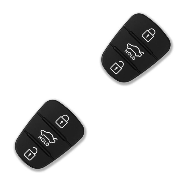 relayinert Porte-Clés Télécommande Automobile Réutilisable Lavable Détachable 3 Boutons Étui Élégant Accessoires de Remplacement pour I10 I20 I30 1 Pce 2Ensemble