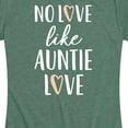 thumbnail image 3 of Instant Message - Auntie Love - Women's Short Sleeve Graphic T-Shirt, 3 of 6