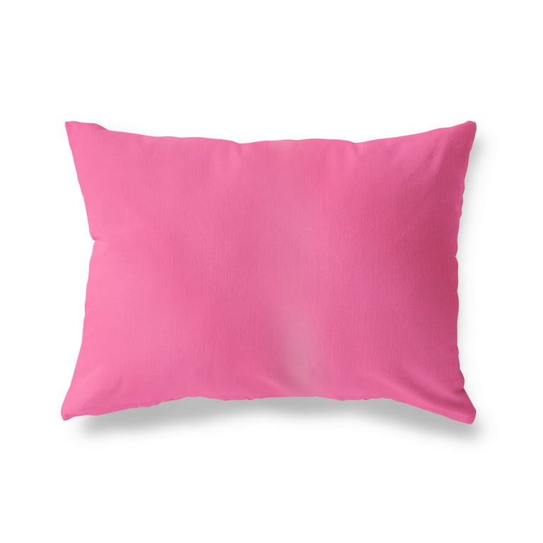 Hot pink lumbar pillow clearance