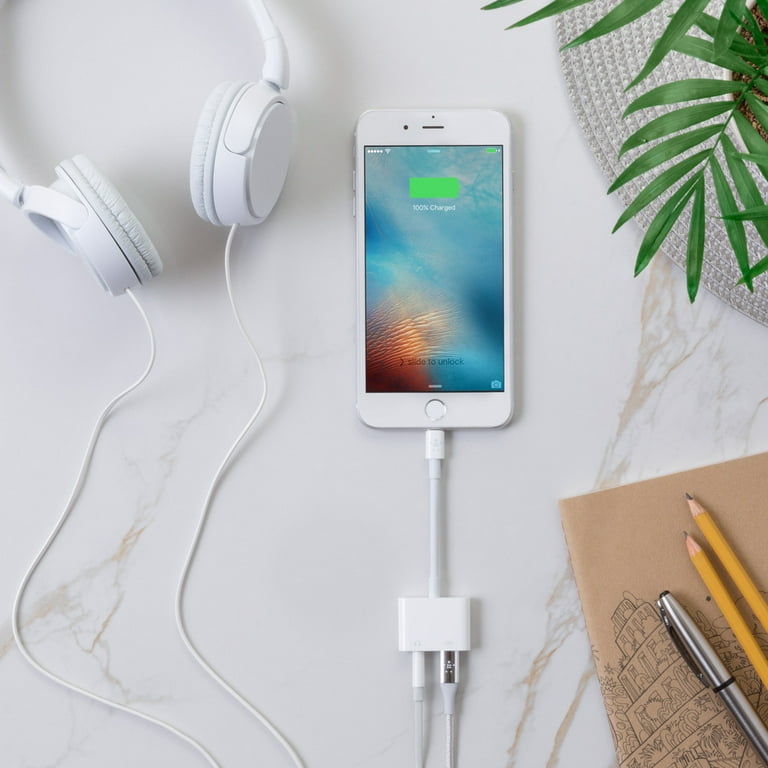 Belkin 3.5mm Audio Charge Rockstar for iPhones White Walmart