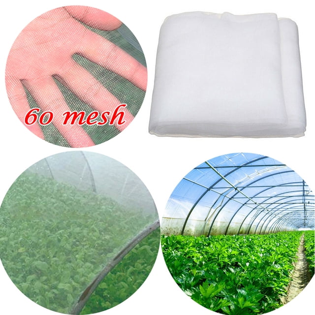 Malla para plantas de jardín mosquitera antiinsectos para invernadero 60 mallas (10x25 m) JShteea Libre de BPA