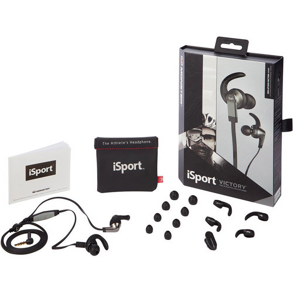 Monster ISRTVICIEBK iSport Victory In-Ear Headphones - image 4 of 8