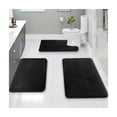 thumbnail image 6 of 3-Piece Non-Slip Bathroom Rug Set – Ultra-Absorbent Coral Fleece Mats for Toilet, Vanity & Wet Floors, Machine-Washable Anti-Skid Bath Mats&nbsp;, 6 of 7