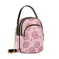 thumbnail image 7 of FORMRS Crossbody Bag for Women Quilted Travel Shoulder Cell Phone Purse with Chain Strap Handbag, Phones and Hearts, 7 of 7