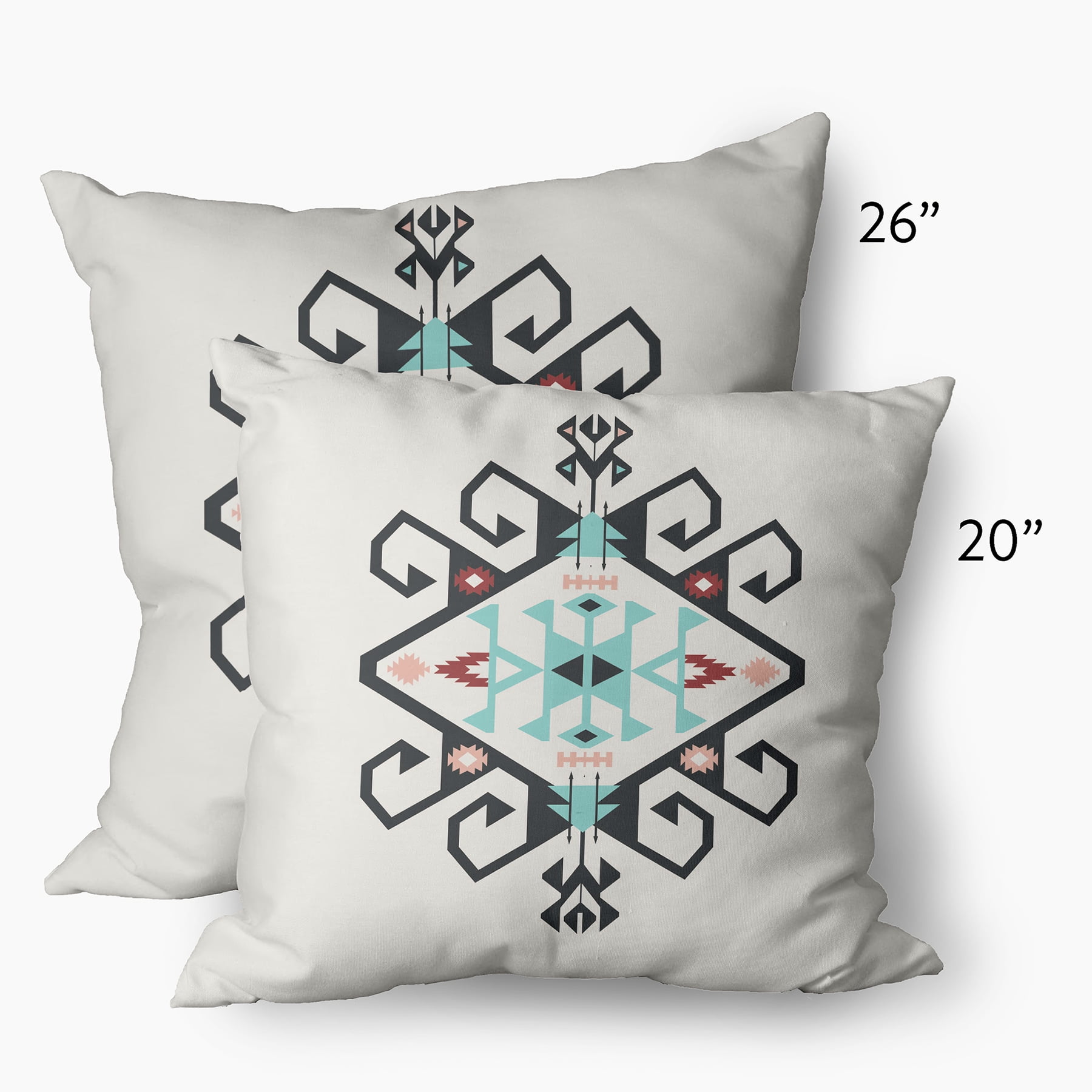 26" x 26" Simply Daisy Southwest Medallion Decorative Throw Pillow