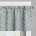 thumbnail image 5 of Ambesonne Geometric Valance & Curtain, Oriental Petals, 55"x30", Grey Beige, 5 of 6