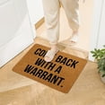 thumbnail image 4 of PEIBang Welcome Door Mats for Front Door,Outdoor Entry Come Back with A Warrant Doormat,Non Slip Door Mat for Home Farmhouse Kitchen Patio, 4 of 6