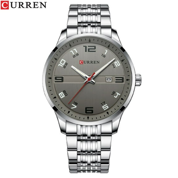 CURREN Fashion Design Stainless Steel Quartz Watches Casual Simple Wristwatches for Man Date Luminous Hands Wristwatch 8411