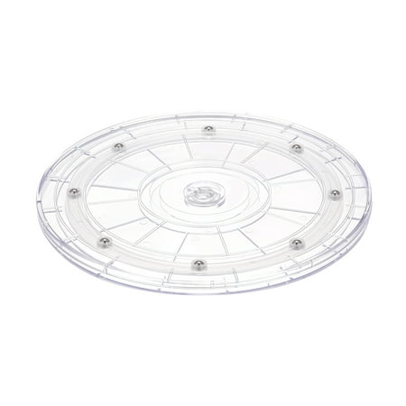 

9inch Rotating Swivel Stand with Steel Ball Lazy Susan Base Turntable Clear