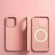 thumbnail image 3 of Étuis de chargement sans fil Magsafe pour iPhone 15 11 14 13 12 Pro Max Plus, couverture souple magnétique en Silicone liquide, accessoires de téléphone, 3 of 5