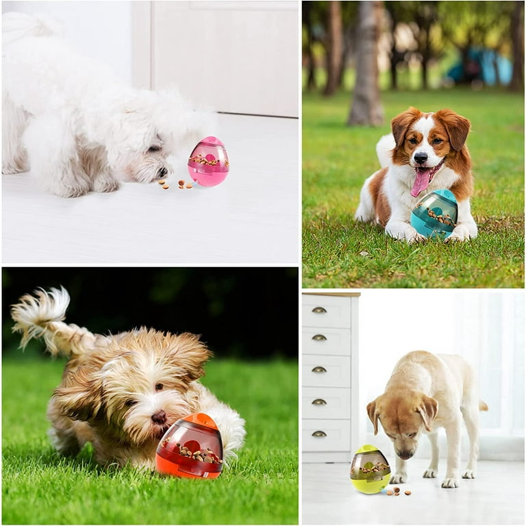 Pet Slow Feeder,Dog Treat Ball, Interactive Food Puzzles Ball for Dogs, Pet Slow Feeder Ball - Green, Size: Medium
