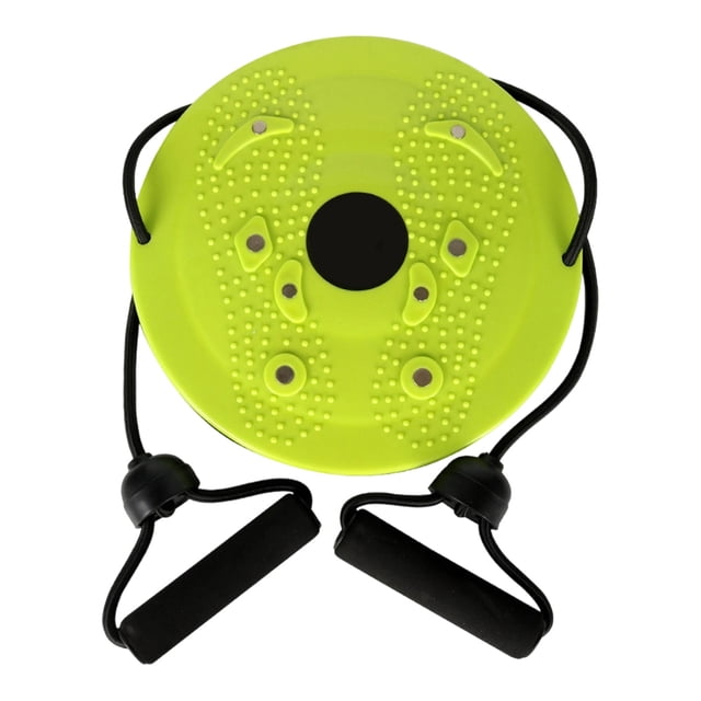 Waist Whisper Disc Shaping Waist Twisting Disc Waist Whisper Exerciser Twisting Waist Disc with Pull Rope Full Toning Workout Gym Board