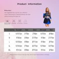 thumbnail image 7 of TiaoBug Women Cheerleading Outfit Adult Girls Cheer Uniform Dress Long Sleeve Color Block Crop Top with Skirt Set Red M, 7 of 7