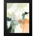 thumbnail image 2 of Barnes, Victoria 19x24 Black Modern Framed Museum Art Print Titled - Moss and Peach II, 2 of 5