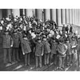 thumbnail image 2 of Postmen Posed On The Steps Of The Pennsylvania Post Office History (36 x 24), 2 of 2